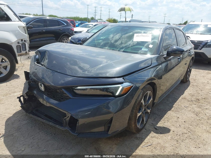 Vin: 19xfl4h92te009578, lot: 46696570, honda civic hybrid sport touring 20262