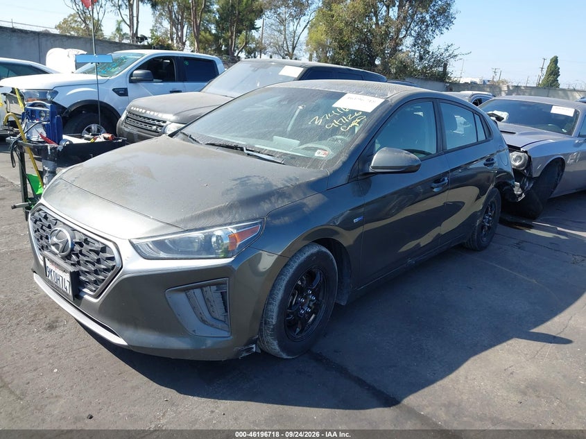 Vin: kmhc65lc0lu228152, lot: 46696602, hyundai ioniq hybrid blue 20202