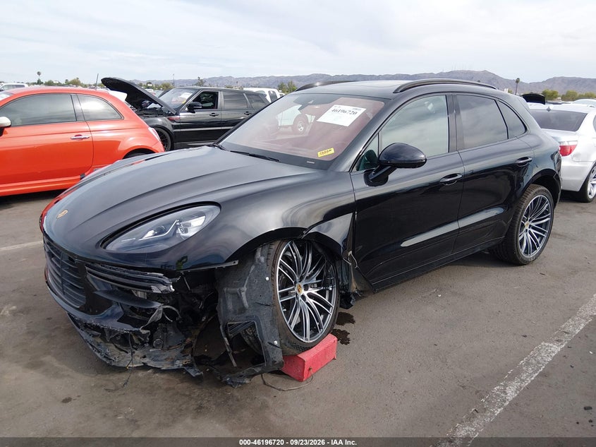 Vin: wp1af2a59mlb60423, lot: 46696604, porsche macan turbo 20212