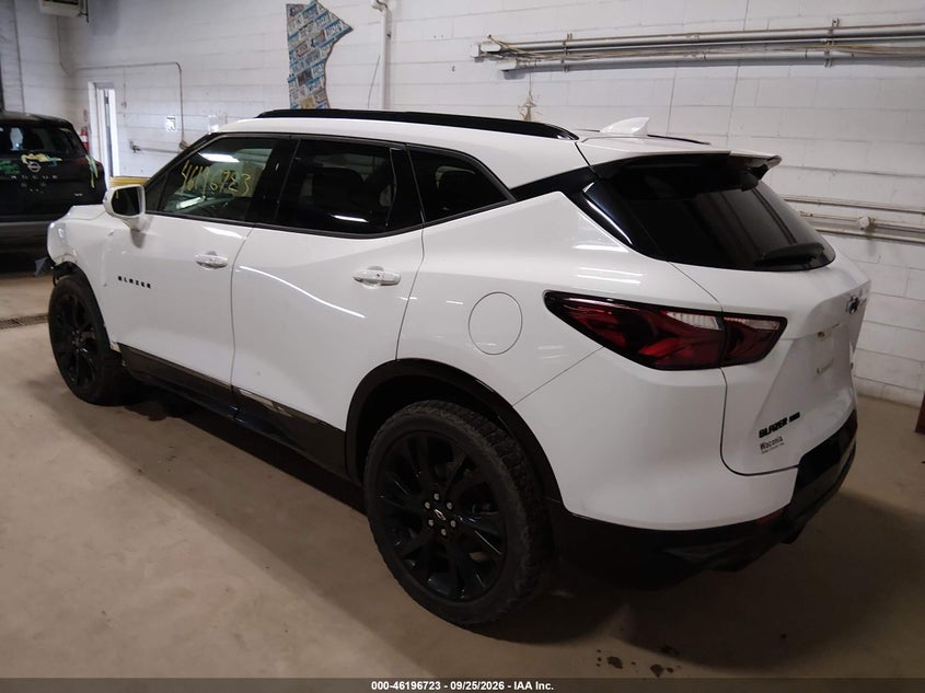 Vin: 3gnkbjrs2ks594137, lot: 46696607, chevrolet blazer rs 20193