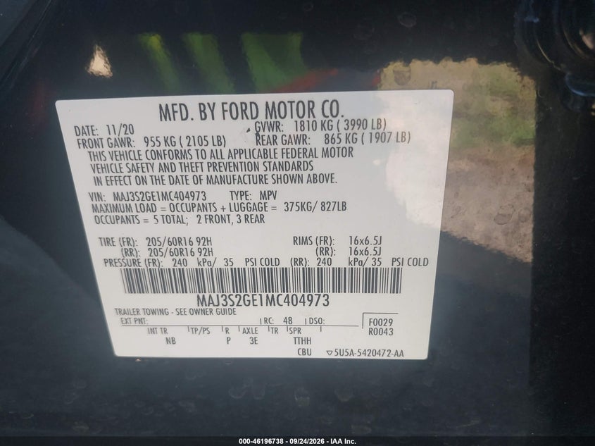 2021 FORD ECOSPORT SE · Photo 9