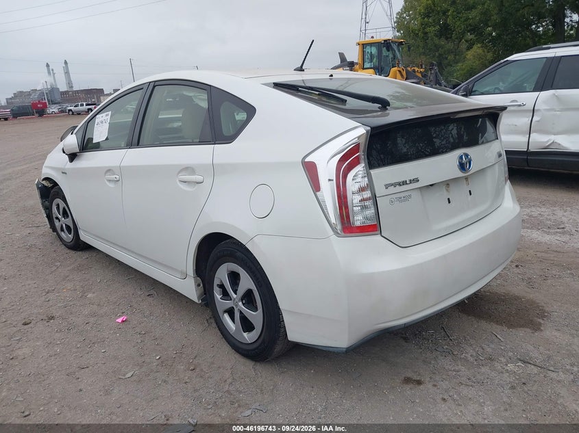 Vin: jtdkn3du6f1924695, lot: 46696627, toyota prius two 20153