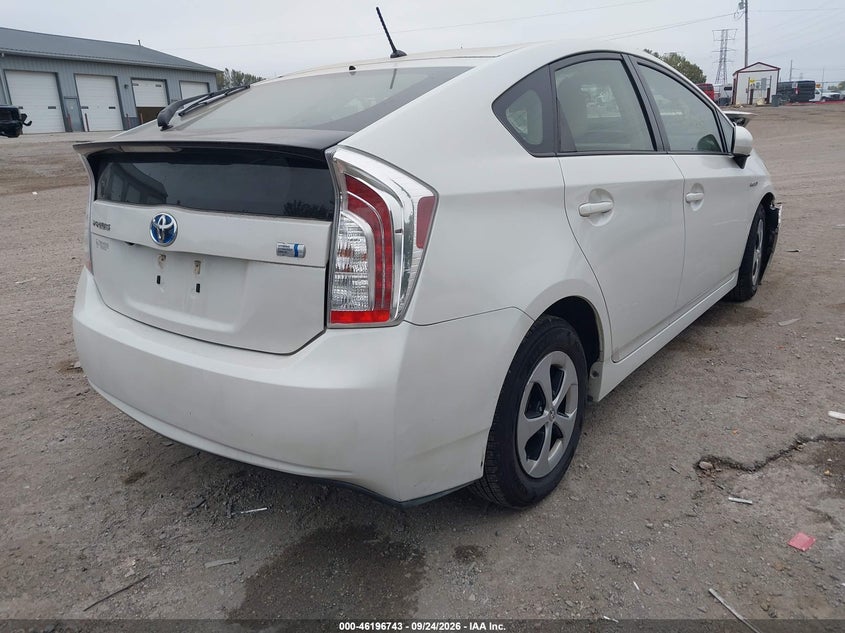 Vin: jtdkn3du6f1924695, lot: 46696627, toyota prius two 20154