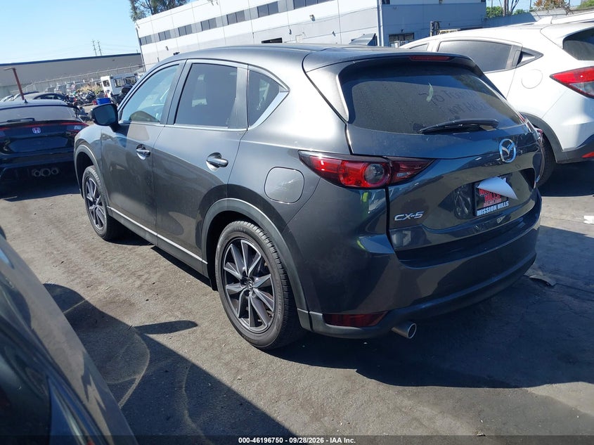Vin: jm3kfacmxj1404583, lot: 46696634, mazda cx-5 touring 20183