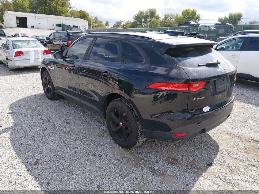 Vin: sadcj2fx0ja267973, lot: 46696669, jaguar f-pace 25t premium 20183