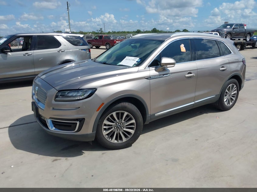 LINCOLN NAUTILUS 2020 VIN 2LMPJ6J95LBL34474
