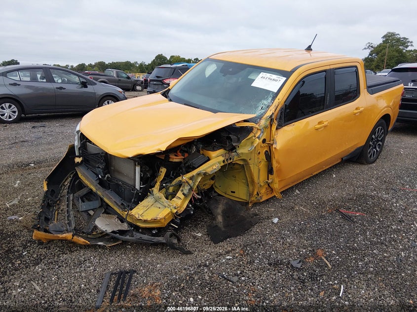 Vin: 3fttw8e33nra01017, lot: 46696691, ford maverick lariat 20222
