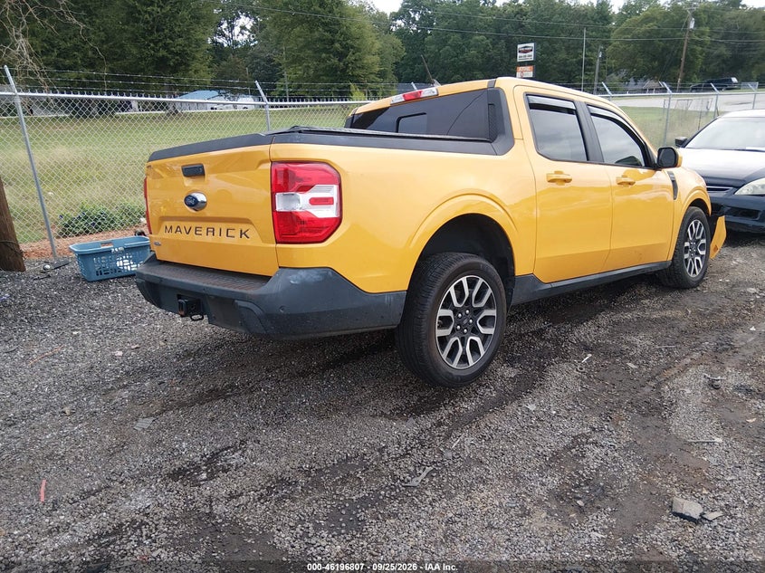 Vin: 3fttw8e33nra01017, lot: 46696691, ford maverick lariat 20224