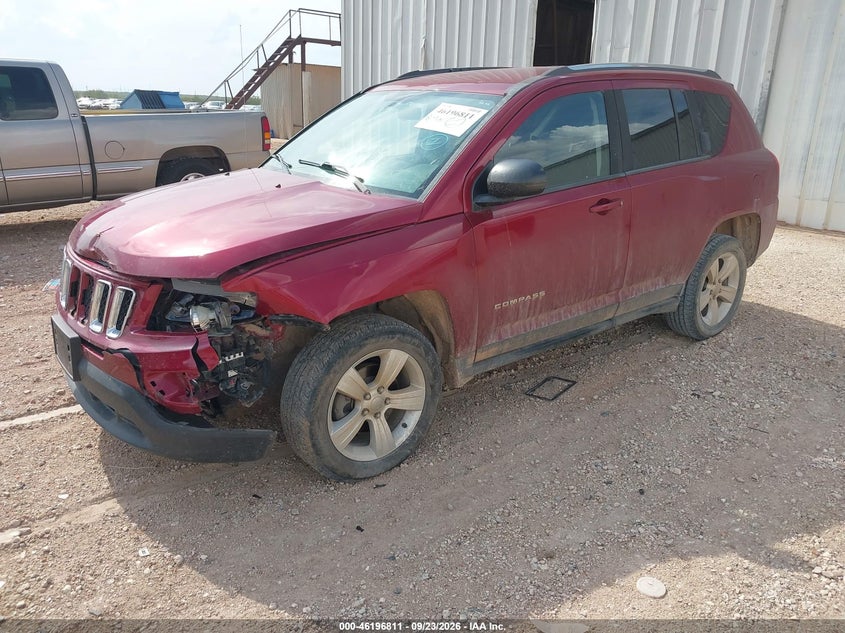Vin: 1c4njcbb0ed893418, lot: 46696695, jeep compass sport 20142