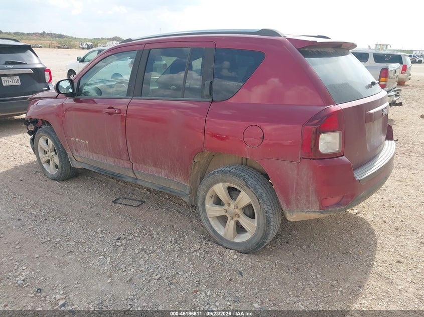 Vin: 1c4njcbb0ed893418, lot: 46696695, jeep compass sport 20143