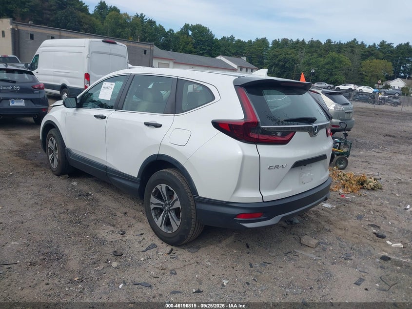 Vin: 2hkrw2h28lh607102, lot: 46696699, honda cr-v awd lx 20203