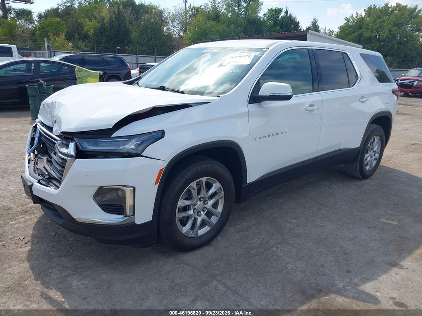 Vin: 1gnerfkw9pj325175, lot: 46696704, chevrolet traverse fwd ls 20232