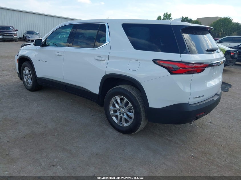 Vin: 1gnerfkw9pj325175, lot: 46696704, chevrolet traverse fwd ls 20233