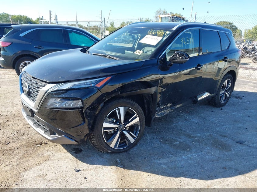Vin: jn8bt3cb0pw486111, lot: 46696715, nissan rogue sl intelligent awd 20232