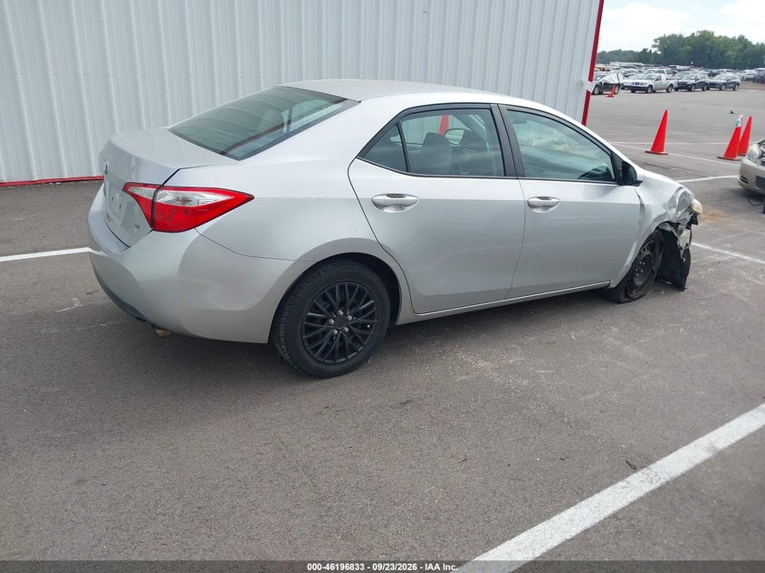 Vin: 5yfburhe7ep124748, lot: 46696717, toyota corolla le 20144