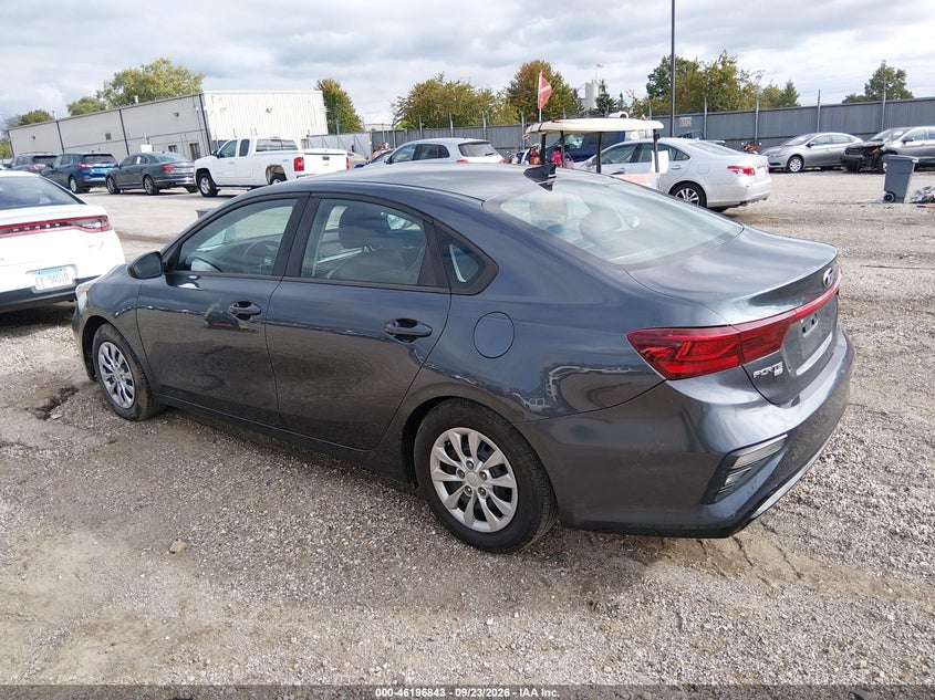 Vin: 3kpf24ad8le160667, lot: 46696727, kia fuerte fe 20203