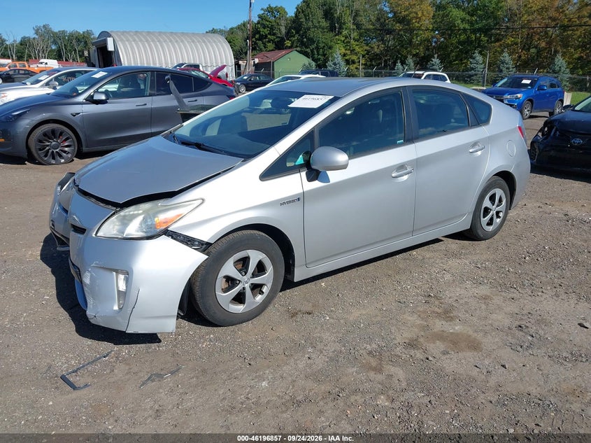 Vin: jtdkn3du7d1709517, lot: 46696741, toyota prius 20132