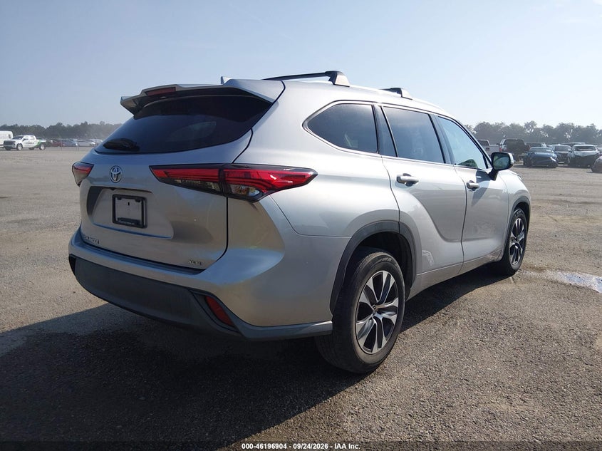 Vin: 5tdhzrah4ls507129, lot: 46696787, toyota highlander xle 20204