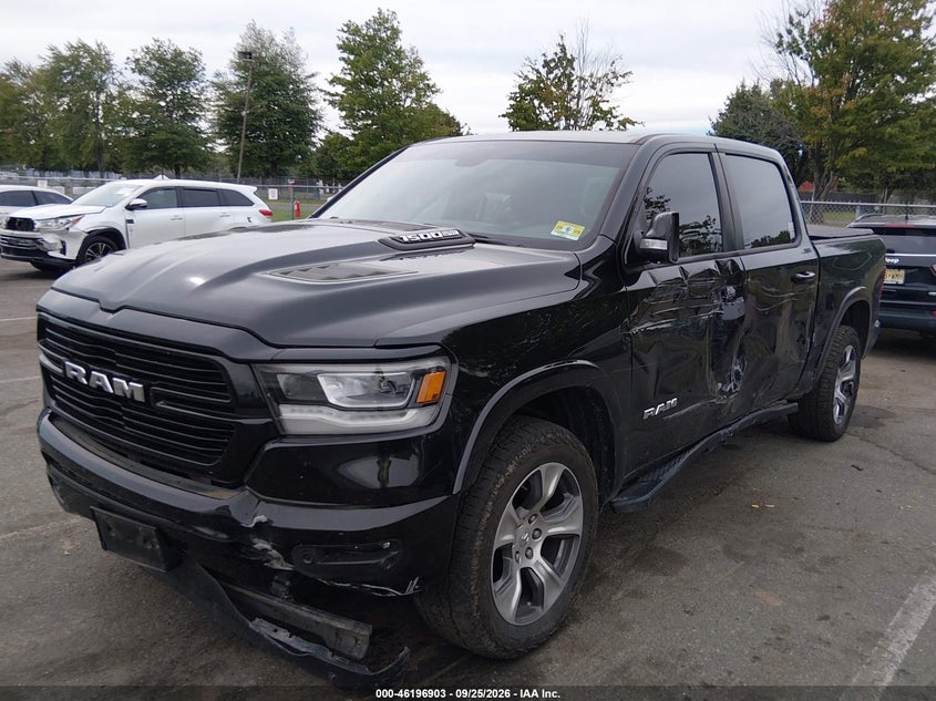 2019 RAM 1500, Обидва боки, IAAI, VIN 1C6SRFJT6KN807694 — фото 2