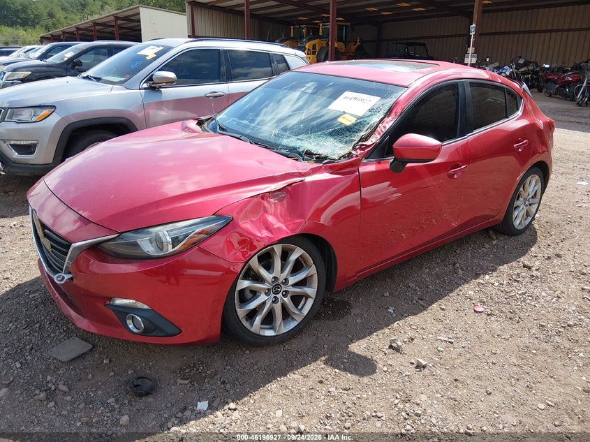 Vin: jm1bm1m31e1215900, lot: 46696811, mazda mazda3 s grand touring 20142