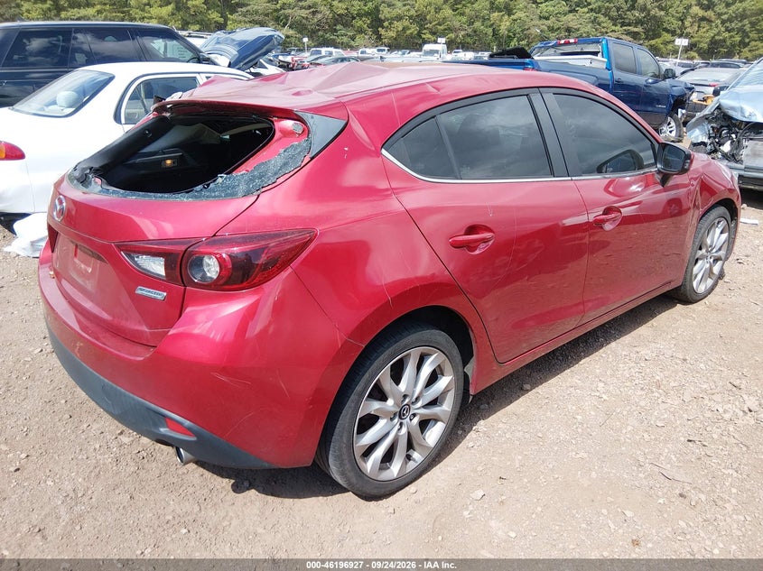 Vin: jm1bm1m31e1215900, lot: 46696811, mazda mazda3 s grand touring 20144