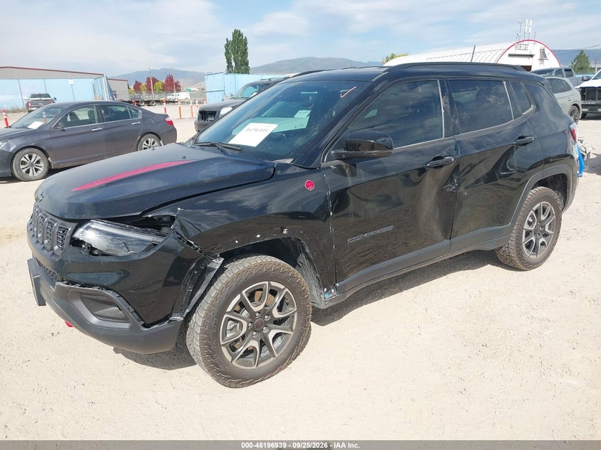 Vin: 3c4njddn3st571004, lot: 46696823, jeep compass trailhawk 4x4 20252