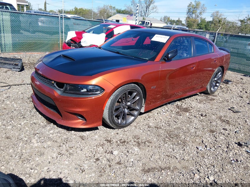 Vin: 2c3cdxgj0ph576951, lot: 46696833, dodge charger scat pack 20232