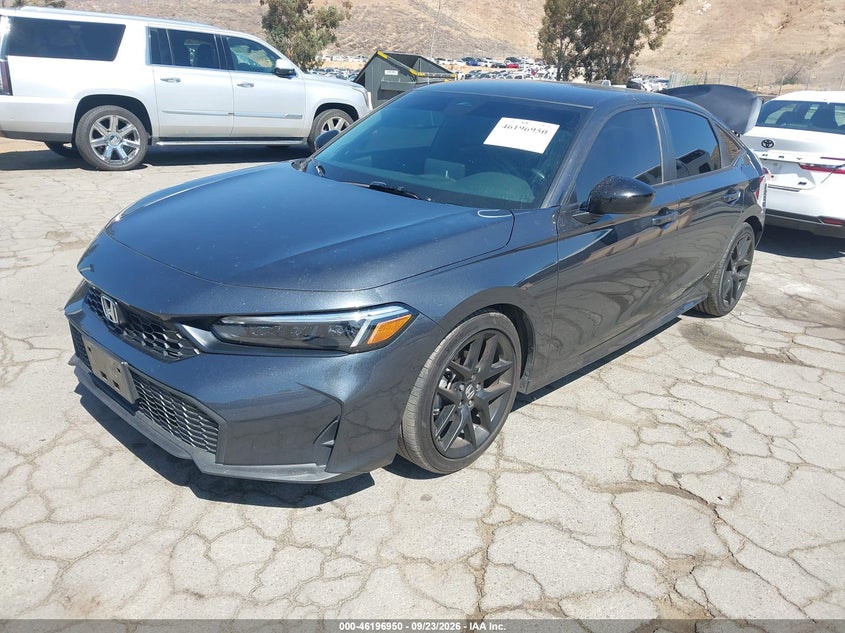 Vin: 2hgfe2f50sh600561, lot: 46696834, honda civic sport 20252