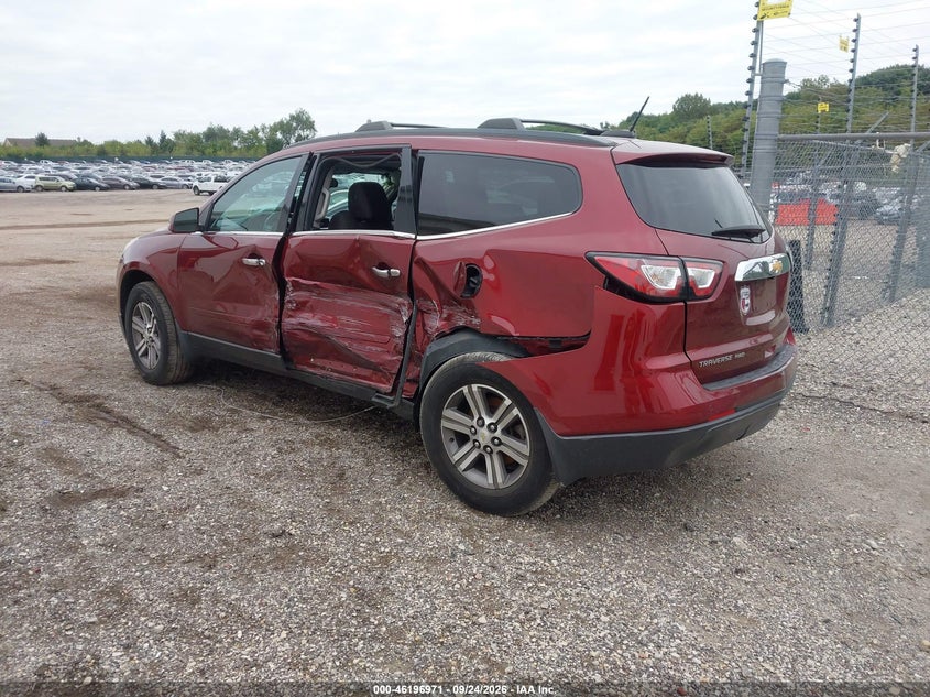 Vin: 1gnkvgkd3hj275619, lot: 46696855, chevrolet traverse 1lt 20173