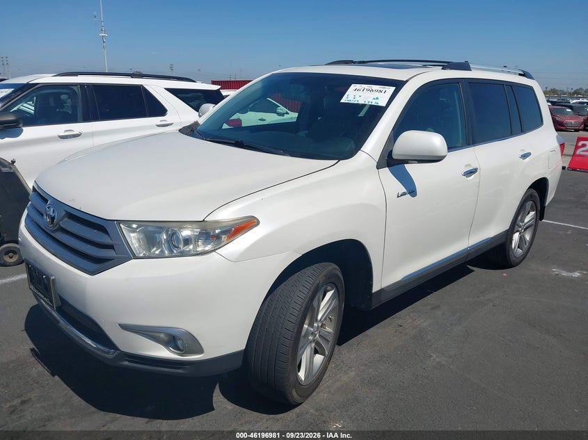 Vin: 5tdyk3eh7ds090571, lot: 46696866, toyota highlander limited 20132