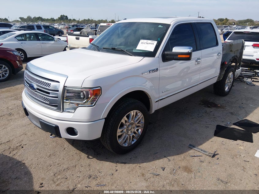 Vin: 1ftfw1et9dfb96024, lot: 46696883, ford f-150 platinum 20132