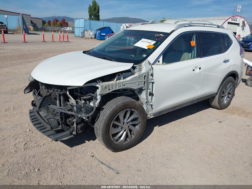 Vin: 5n1at2mt9ec853221, lot: 46696885, nissan rogue sl 20142