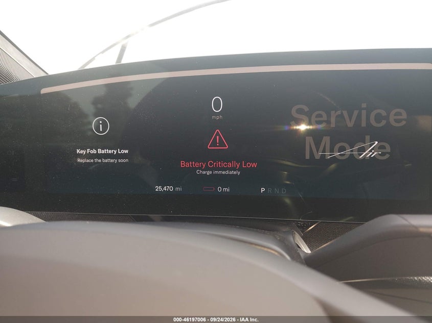 LUCID AIR 2024 VIN 50EA1PGA1RA005123