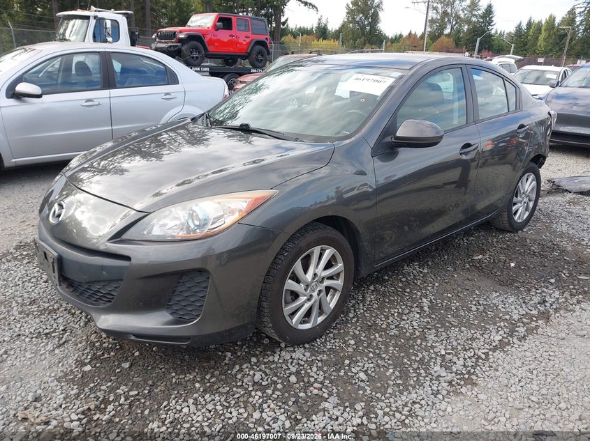 Vin: jm1bl1v86c1699721, lot: 46696891, mazda mazda3 i touring 20122