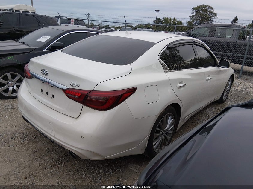 Vin: jn1ev7apxkm516750, lot: 46696910, infiniti q50 3.0t luxe 20194