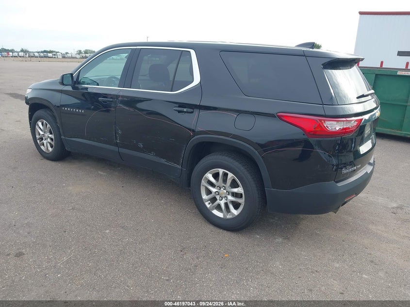 Vin: 1gnevfkw3kj306870, lot: 46696927, chevrolet traverse ls 20193
