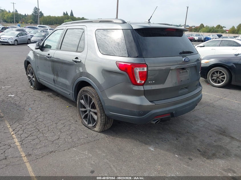 Vin: 1fm5k8d81jgb90782, lot: 46696938, ford explorer xlt 20183
