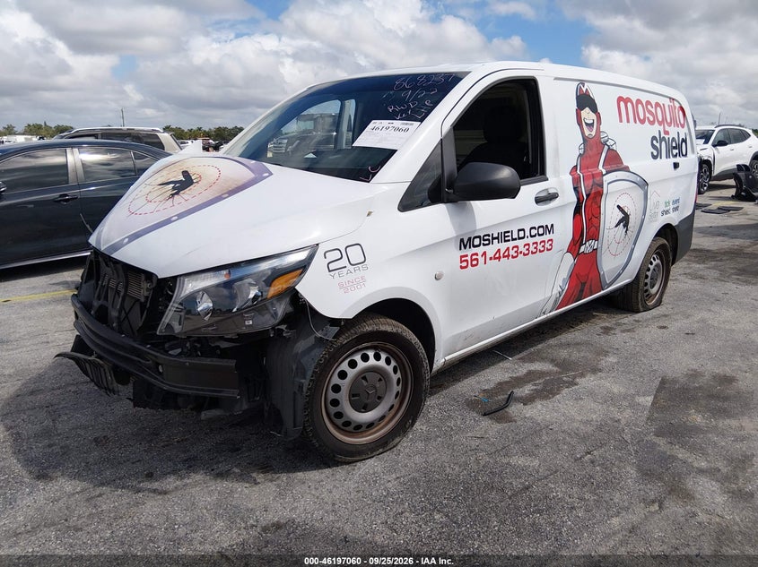 Vin: w1yv0bey7m3868237, lot: 46696944, mercedes-benz metris 20212