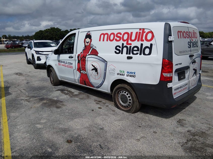 Vin: w1yv0bey7m3868237, lot: 46696944, mercedes-benz metris 20213