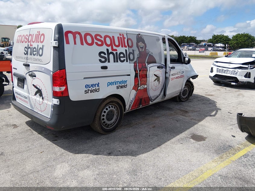 Vin: w1yv0bey7m3868237, lot: 46696944, mercedes-benz metris 20214