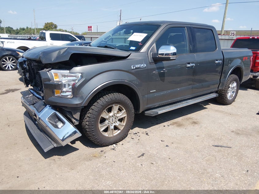 Vin: 1ftew1eg2hkd87425, lot: 46696945, ford f-150 lariat 20172