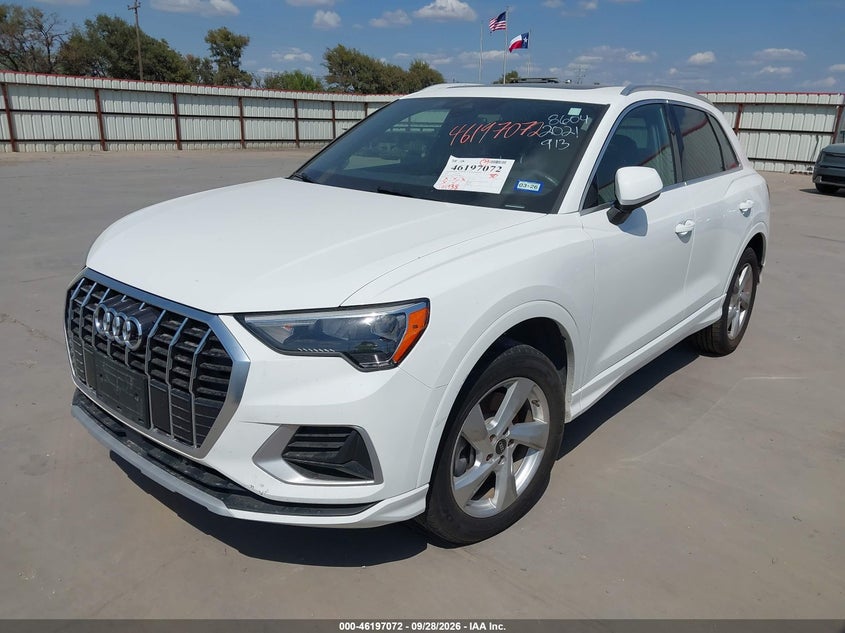 Vin: wa1aucf3xm1068604, lot: 46696956, audi q3 premium 40 tfsi quattro tiptronic 20212