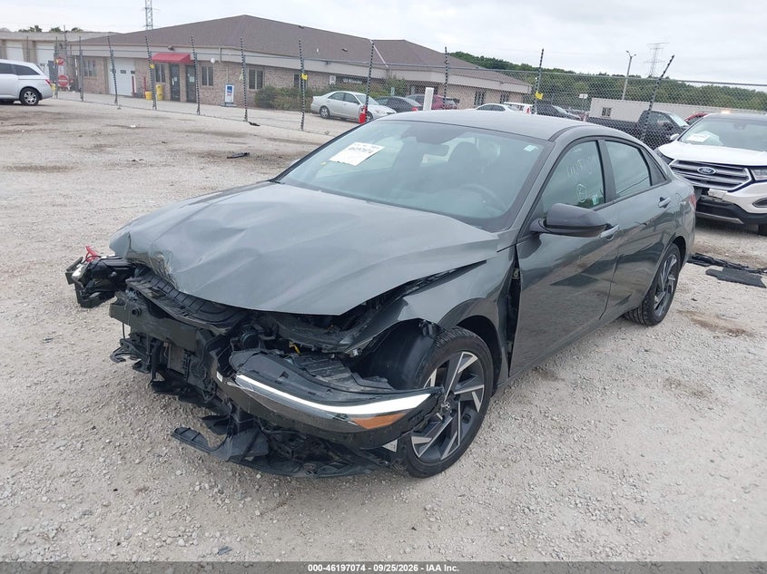 Vin: kmhlm4dj0su144215, lot: 46696958, hyundai elantra hybrid sel sport 20252