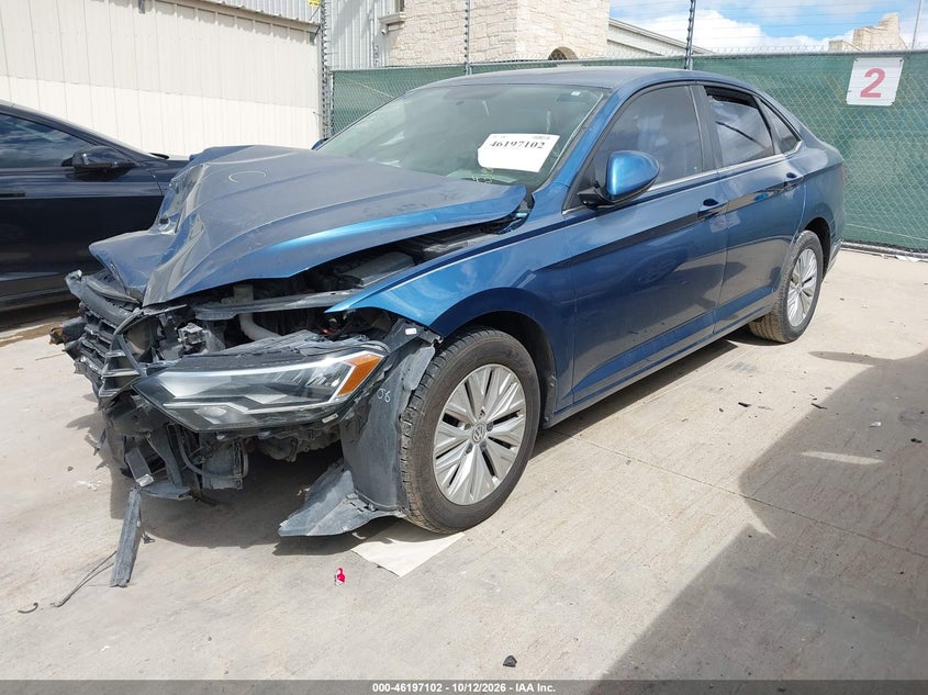 Vin: 3vwcb7bu7km224363, lot: 46696986, volkswagen jetta 1.4t r-line/1.4t s/1.4t se 20192