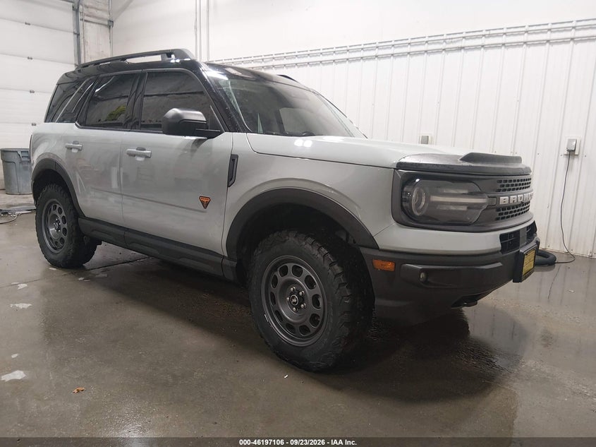 Vin: 3fmcr9d97mra48080, lot: 46696990, ford bronco sport badlands 2021 img_1