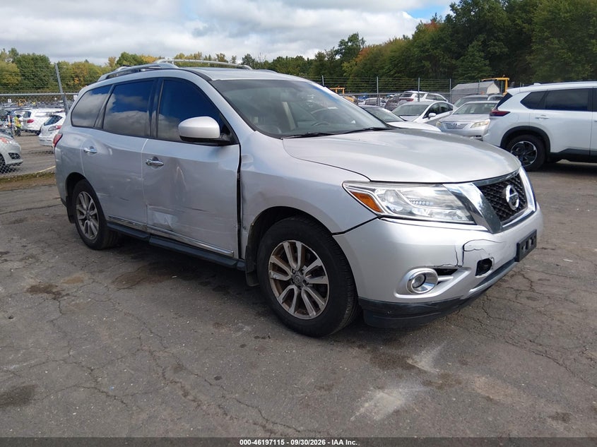 Vin: 5n1ar2mn9fc706592, lot: 46696999, nissan pathfinder sl 20151