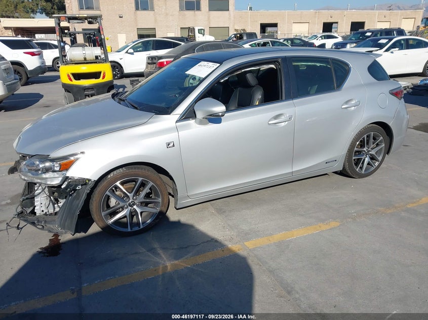 Vin: jthkd5bh0f2229223, lot: 46697001, lexus ct 200h 20152