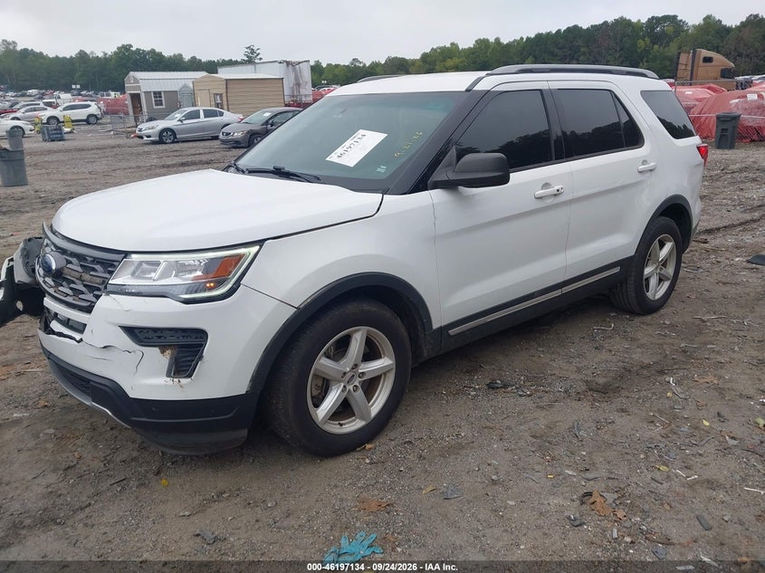 Vin: 1fm5k7d86jgb26263, lot: 46697018, ford explorer xlt 20182