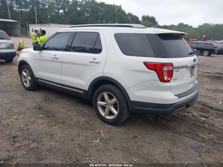 Vin: 1fm5k7d86jgb26263, lot: 46697018, ford explorer xlt 20183