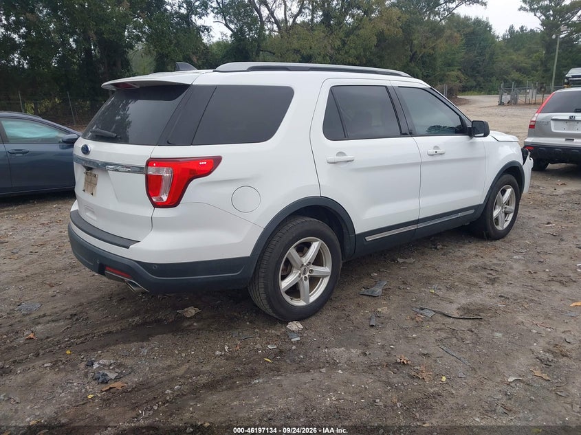 Vin: 1fm5k7d86jgb26263, lot: 46697018, ford explorer xlt 20184